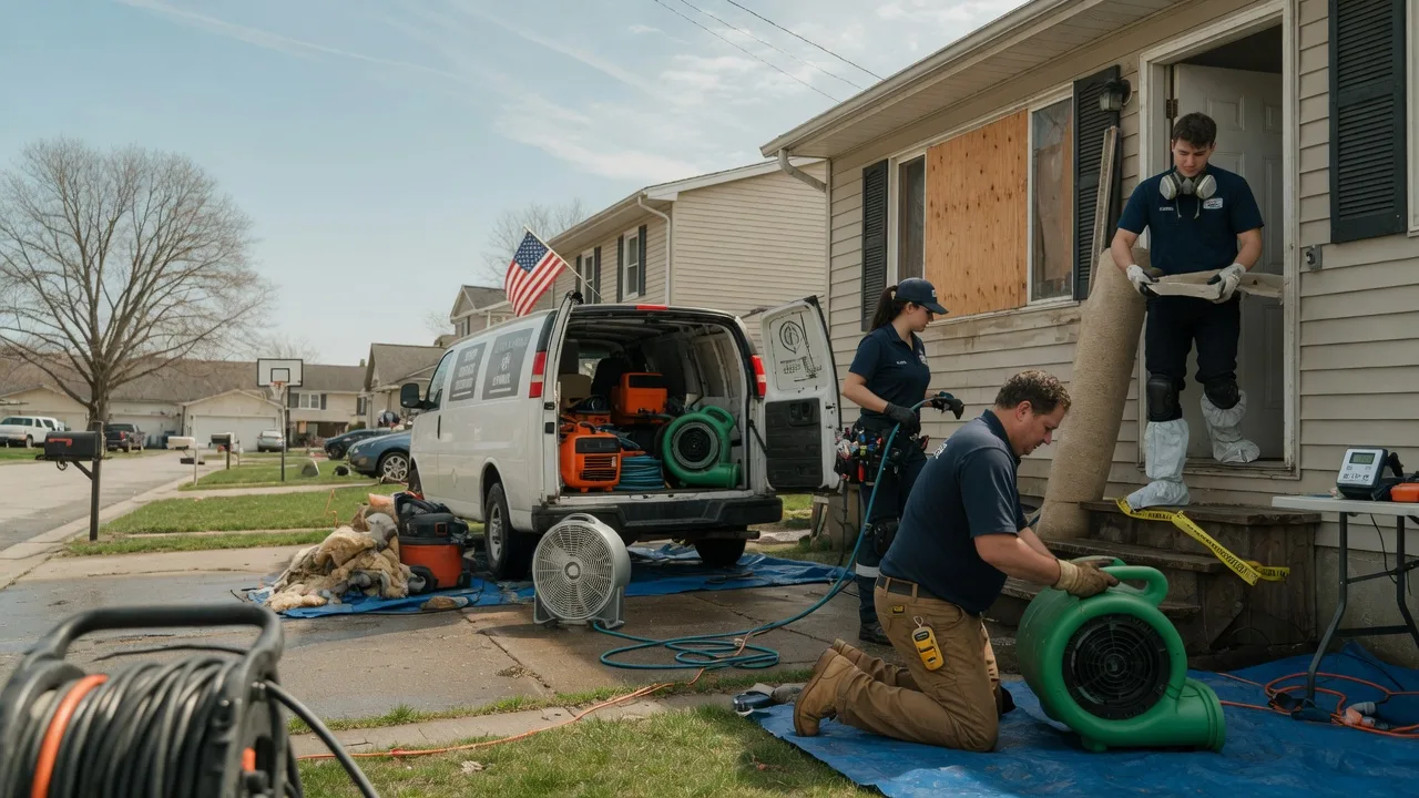 Water Damage Restoration in Metamora, IL near me